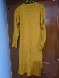 Mustard Yellow Embellished Kurta