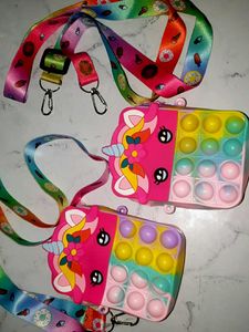 Unicorn Pop-It Purse 2