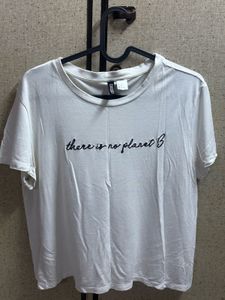 White "There Is No Planet B" T-Shirt