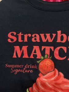 Strawberry Matcha Graphic T-Shirt