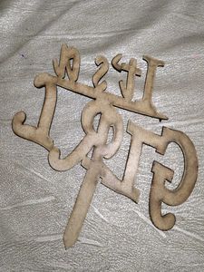 fancy cake toppers set
