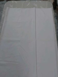 White Cotton Dress Material