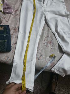 Classic White  Jeans in 34 Waist