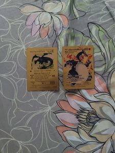 Pokemon cards Gold rare set of 2