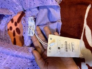 Bershka Lavender Top