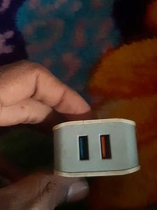 Double Usb Charger Ok Good Working For More Items
