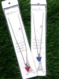 Butterfly Necklace 💙 (Blue) || Trending Pendents