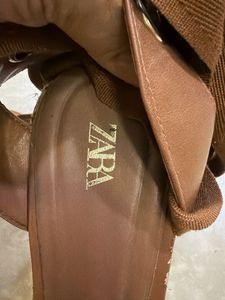 Espadrille Wedge Sandals with Tie-Up