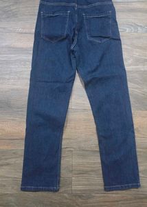 Classic Dark Wash Denim Jeans