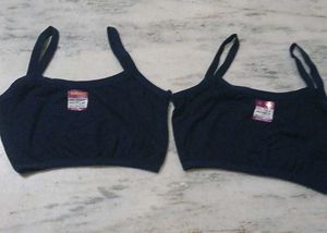 Navy Blue Sports Bras - Pack of 2