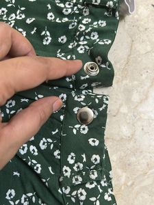Beautiful Bottle Green Plazzo Like New
