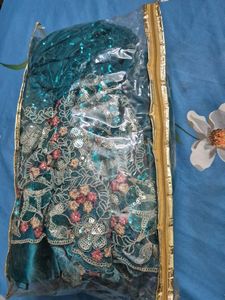 Teal Lengha Set