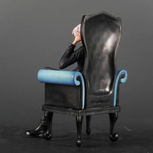 Gojo Satoru Sitting on Chair anime action figure J