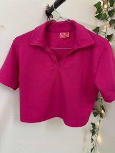 Pack of 4 crop top - collared