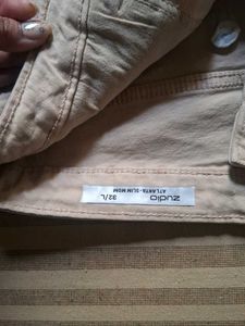 Classic Beige Straight Leg jeans