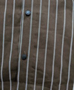 Men's Striped Brown Corduroy Pants