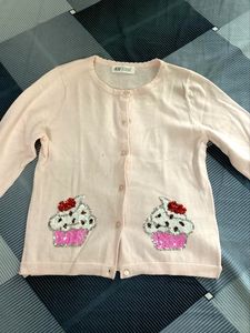 New H&amp;M kids girls soft light winter top