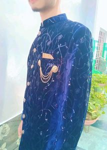 Blue 💙 Sherwani New Branded ,🎉💐