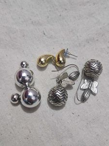 Combo with Butterfly Dangle Earrings