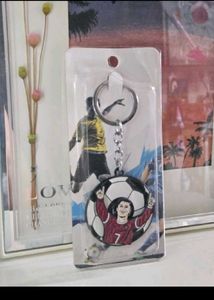 Cristiano Ronaldo Football Keychain
