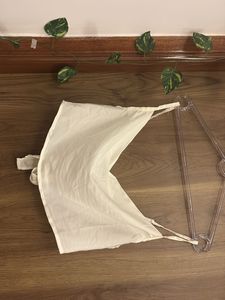 cowl neck back tie top