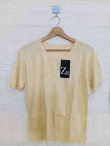 Elegant Beige Top - ZR Brand