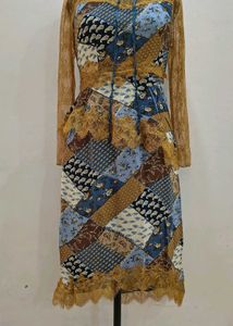 Boho Patchwork Lace Dress
