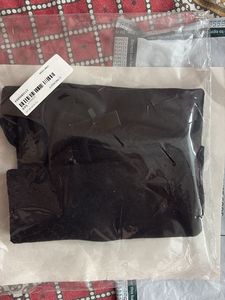 Black Ribbed Tank Top "EAST 98"