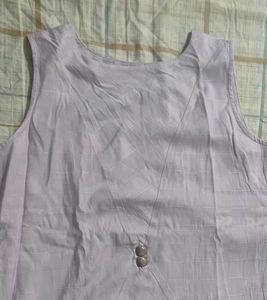 Purple one piece with Button Detail