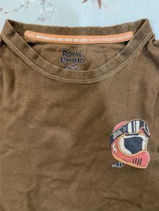Brown Graphic T-Shirt