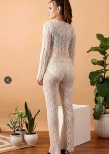 STREET 9 Boho Crochet Knit Co-ord Set
