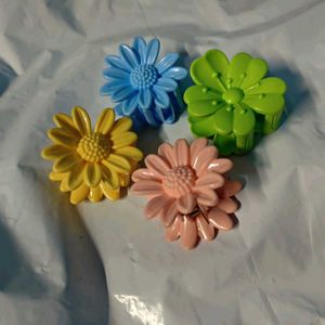 Cute Flower Hair Claw Clips