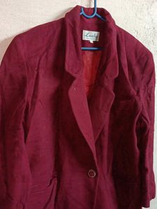 Vintage Burgundy Blazer