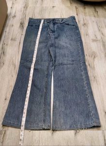 Vintage Wide Leg Blue Jeans