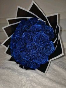 Sparkling Blue Rose Bouquet