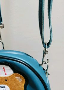 Cute Teddy Bear Round Crossbody Bag