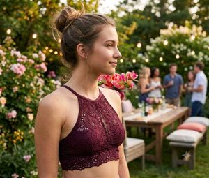 Lace Halter Bralette