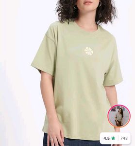 Light Green Graphic T-Shirt