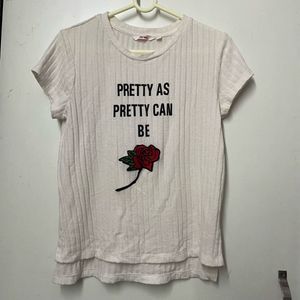 Off-white Printed and Embroidered t-shirt