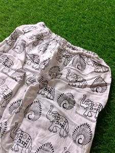 Elephant Print Pajama Set