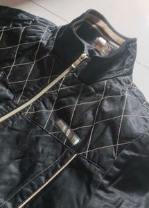 Black Reebok bomber jacket