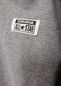 Grey Converse All Star Zip-Up Hoodie