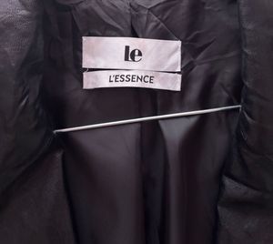 Oversized Faux Leather Blazer