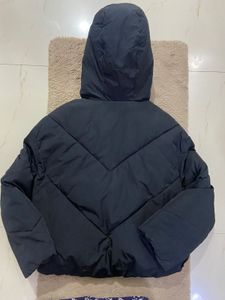 Zara Dual Sided Black Puffer Jacket P