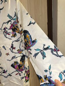 Hip Length Floral Printed Top