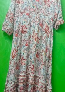 zudio Bohemian Floral Print Maxi Dress