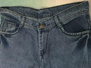 Blue Denim Straight-Fit Jeans for Women