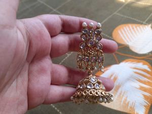 BRIDAL KUNDAN EARRING ✨️