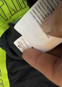 Nike Men's Black Joggers with Grey Accents