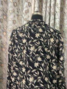 Elegant Floral Print Blazer